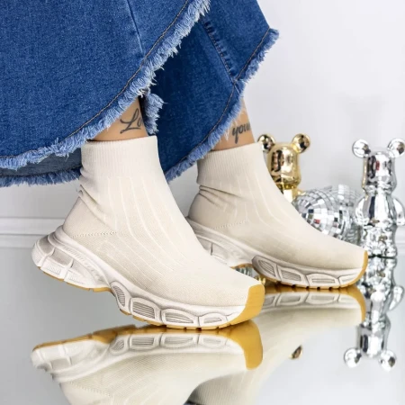 Pantofi Sport Dama JB-4 Bej » Reina.Ro