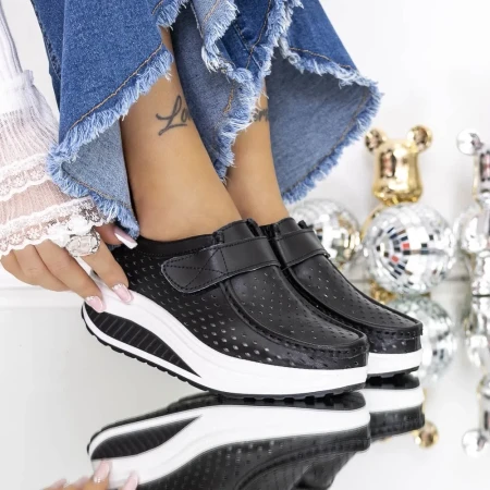 Pantofi Casual Dama A521 Negru » Reina.Ro