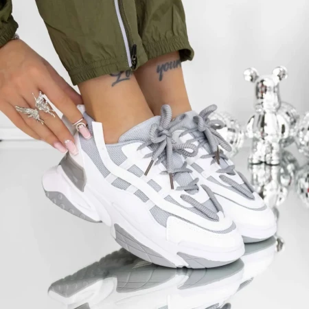 Pantofi Sport Dama 3B27 Gri » Reina.Ro