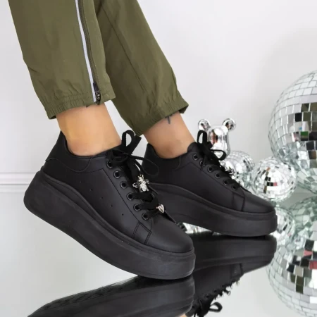 Pantofi Sport Dama 3B37 Negru » Reina.Ro