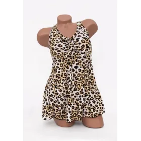 Costum de Baie Dama Intreg Y30118 Leopard » Reina.RO