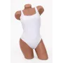 Costum de Baie Dama Intreg Y10229 Alb » Reina.RO