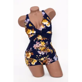 Costum de Baie Dama Intreg Y3060 Bleumarin » Reina.RO