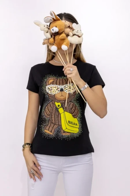 Tricou dama SC40 Negru » Reina.Ro