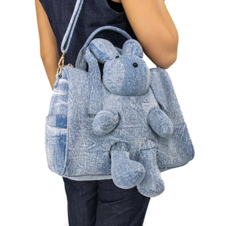 Geanta Dama 69098 Albastru deschis » Reina.Ro