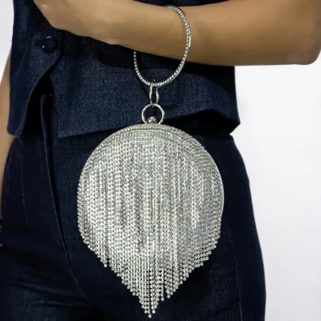 Geanta Plic A001 Argintiu » Reina.Ro