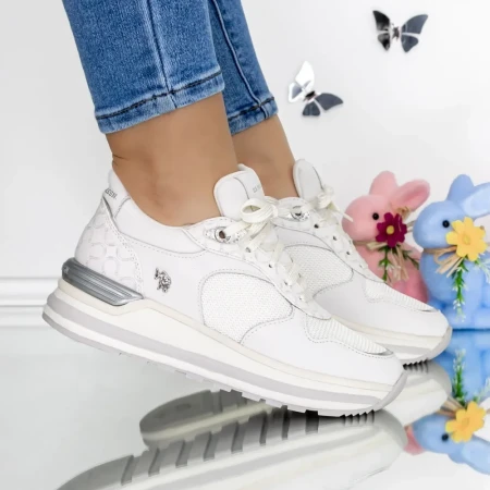 Pantofi Sport Dama OPHRA005 Alb » Reina.Ro