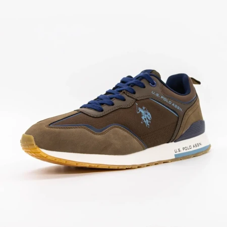 Pantofi Sport Barbati 3DW0020101 Maro deschis-Alb » Reina.Ro