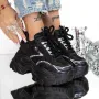 Pantofi Sport dama cu Platforma 3SJN60 Negru » Reina.Ro