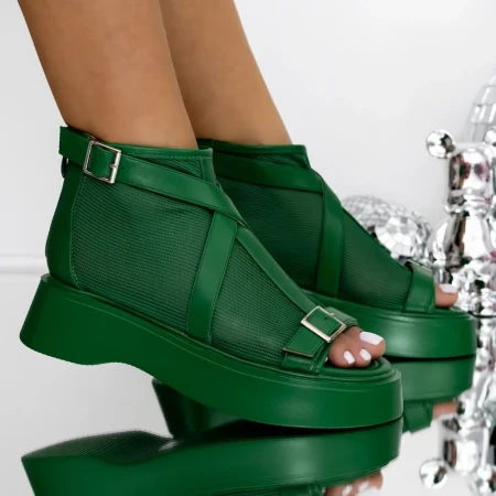 Ghete Dama de Vara 3Y8 Verde » Reina.Ro