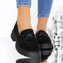 Pantofi Casual Dama 3WT12 Negru » Reina.Ro