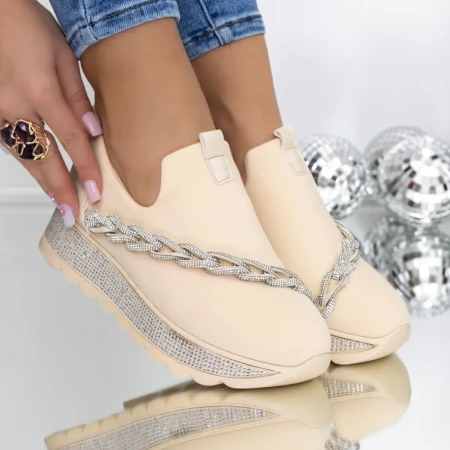 Pantofi Sport Dama 3KMD17 Bej » Reina.Ro