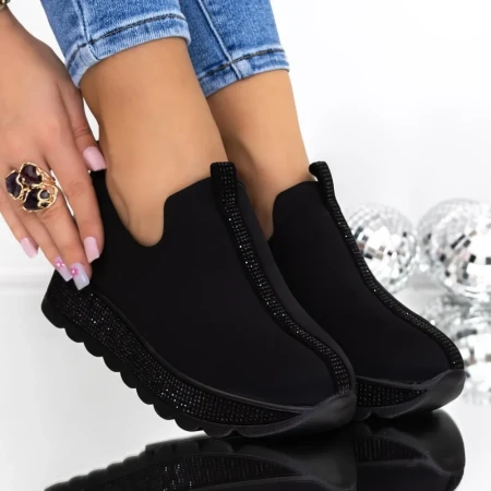 Pantofi Sport Dama 3KMD18 Negru » Reina.Ro