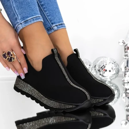 Pantofi Sport Dama 3KMD18 Negru » Reina.Ro