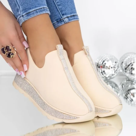Pantofi Sport Dama 3KMD18 Bej » Reina.Ro