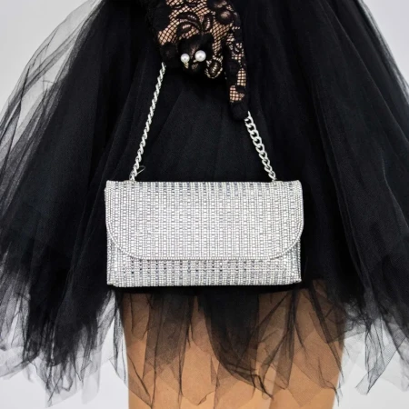 Geanta Dama T6001 Argintiu » Reina.Ro