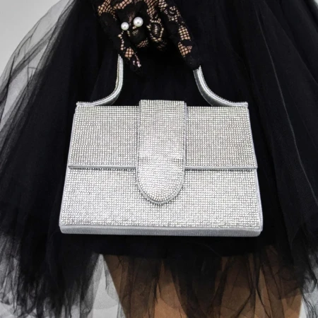 Geanta Dama A012 Argintiu » Reina.Ro