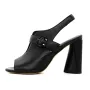 Sandale Dama cu Toc gros K389-2 Negru » Reina.Ro
