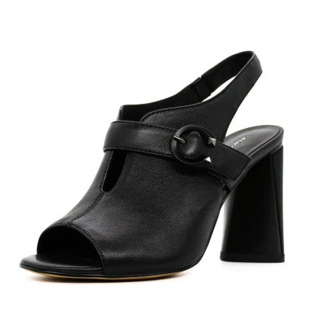 Sandale Dama cu Toc gros K389-2 Negru » Reina.Ro