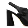 Sandale Dama cu Toc gros K389-2 Negru » Reina.Ro