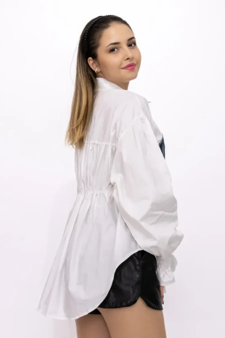 Camasa Dama H4765 Alb » Reina.Ro