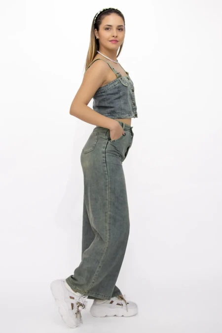 Compleu Denim VMC8602 Albastru » Reina.Ro