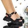 Sandale Dama 3LN5 Negru » Reina.Ro