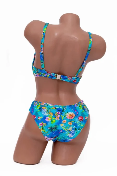 Costum de Baie Dama 2 Piese F553 Albastru » Reina.Ro