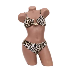 Costum de Baie Dama 2 Piese F111 Leopard » Reina.Ro