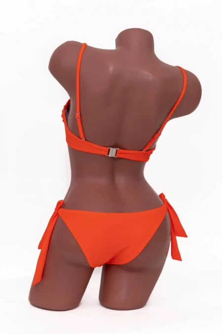 Costum de Baie Dama 2 Piese F660 Portocaliu » Reina.Ro