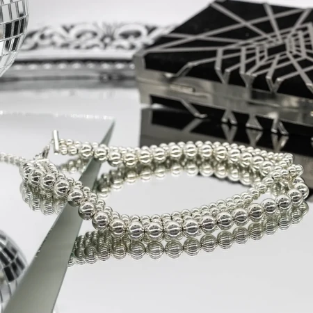 Colier de Dama 2540-94 Argintiu » Reina.Ro