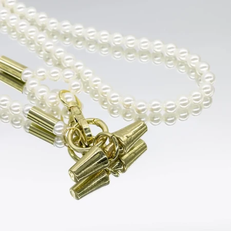 Colier de Dama 2540-4 Alb » Reina.Ro