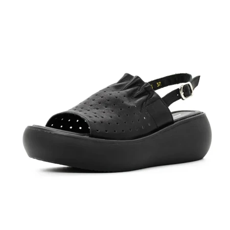 Sandale Dama cu Platforma FF05 Negru » Reina.Ro