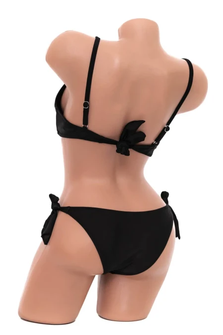 Costum de Baie Dama 2 Piese F338 Negru » Reina.Ro