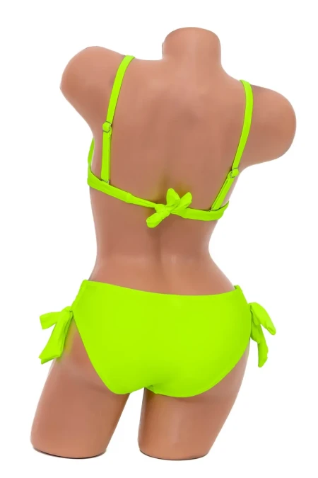 Costum de Baie Dama 2 Piese F105 Verde-XXX » Reina.Ro