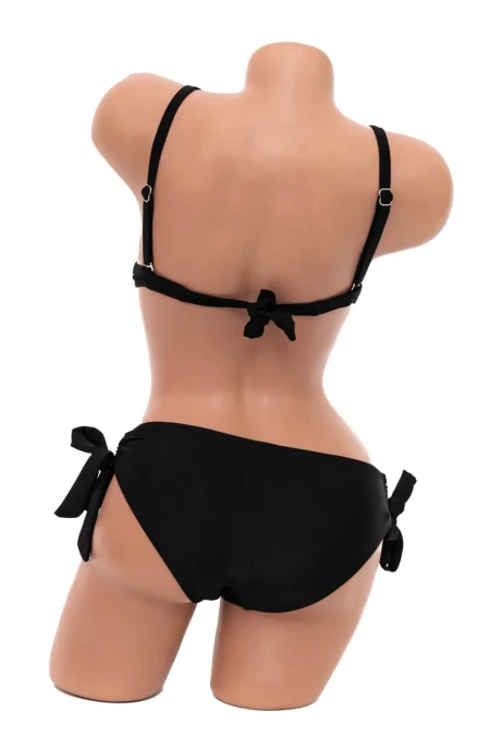 Costum de Baie Dama 2 Piese F105 Negru » Reina.Ro
