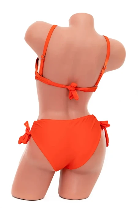 Costum de Baie Dama 2 Piese F105 Portocaliu » Reina.Ro
