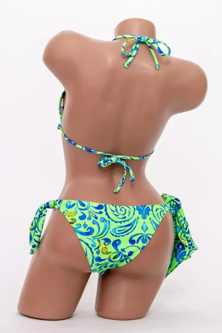 Costum de Baie Dama 3 Piese F89 Verde-Albastru » Reina.Ro