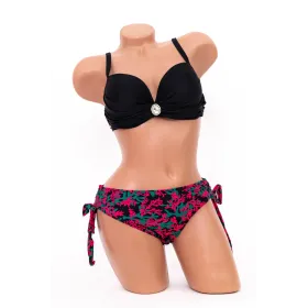 Costum de Baie Dama 2 Piese H35 Negru » Reina.Ro