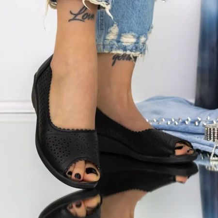 Balerini Dama A203 Negru » Reina.Ro