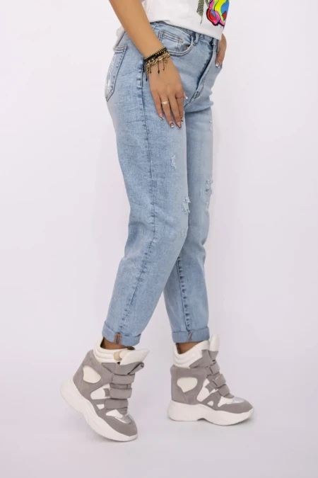 Blugi Dama RF004 Albastru » Reina.Ro