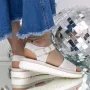 Sandale Dama cu Talpa Joasa 3GZ27 Gri » Reina.Ro