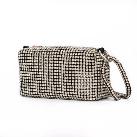 Geanta de mana BA010 Argintiu » Reina.Ro