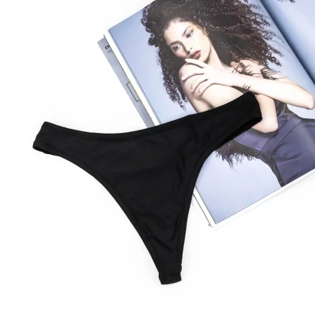Slip Tanga Dama B01 Negru » Reina.Ro