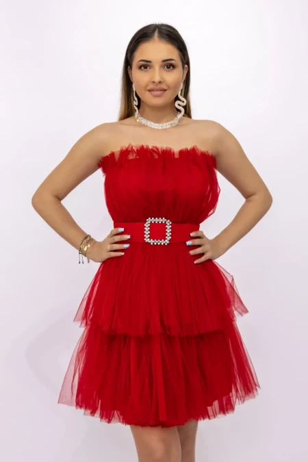 Rochie Dama 74430 Rosu » Reina.Ro