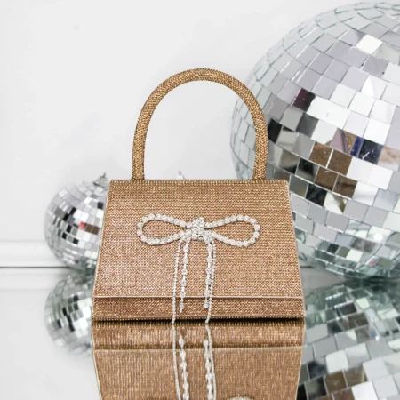 Geanta de mana BA80 Champagne » Reina.Ro