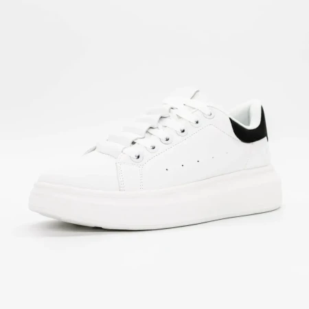 Pantofi Sport Barbati 8922 Alb-Negru » Reina.Ro