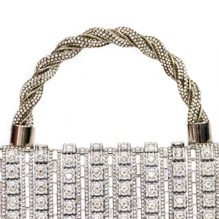 Geanta de mana 040 Argintiu » Reina.Ro