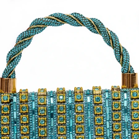 Geanta de mana 040 Turcoaz » Reina.Ro