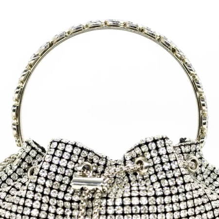 Geanta de mana BA02 Argintiu » Reina.Ro